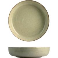 Plato hondo de porcelana 19 cm Pearl verde H&H, 1 ud