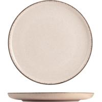 Plato de postre de porcelana 19 cm Pearl marfil H&H, 1 ud
