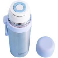 Termo Sugar, acero inox tapa azul, frío calor 12 horas QUID, 500 ml