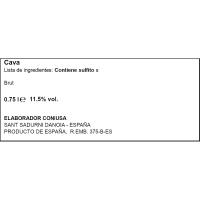 Cava Brut ROGER DE FLOR, botella 75 cl