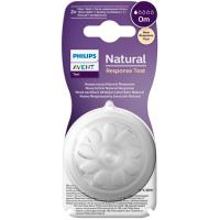 Tetina T1 flujo recién nacido 0M AVENT N. RESPONSE, pack 2 uds