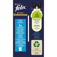 Festín del mar sensations en gelatina gato FÉLIX, pack 12x85 g