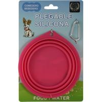 Comedero plegable de silicon 15 cm SANDIMAS, 1 ud