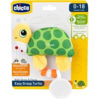 Sonajero Tortuga de tela con espejo, edad rec 0-18 meses CHICCO