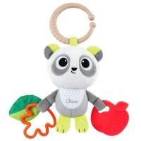 Sonajero mordedor Panda de tela, edad rec 3-24 meses CHICCO