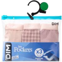Braga infantil algodón elástico, surtido malva talla 8 DIM, pack 3 uds