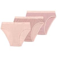 Braga infantil algodón elástico, surtido malva talla 8 DIM, pack 3 uds