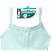 Top infantil algodón orgánico, verde menta talla 8 DIM, pack 2 uds