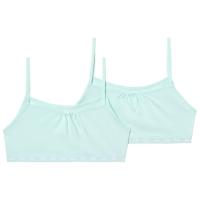 Top infantil algodón orgánico, verde menta talla 8 DIM, pack 2 uds
