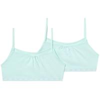 Top infantil algodón orgánico, verde menta talla 10 DIM, pack 2 uds