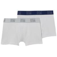Bóxer infantil algodón orgánico, gris talla 10 DIM, pack 2 uds