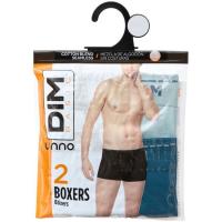 Bóxer hombre sin costuras algodón, azul talla XL DIM BASIC, pack 2 uds