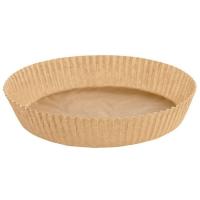 Molde de papel para freidora de aire redondo, Ø16-20x4,5 cm ALGON, pack 20 uds