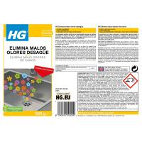 Elimina olor de desague HG, botella 500 cml