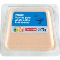 Paté de pato EROSKI, blister 75 g