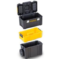Caja herramientas móvil 3 en 1, orificio para candado STANLEY, 47,5x28,5x62,3 cm