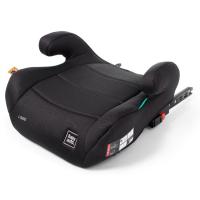 Asiento elevador boster Nauna Isize negro, grupo 3 BABYAUTO Apto para niños de 125 a 150 cm con apoyabrazos, desenfundable y lavable. Isofix. Con sólo un click, queda instalado con total estabilidad en el automóvil. Homologación Europea Normativa R129