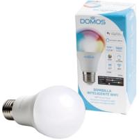 Bombilla Led E27 con WIFI integrado 10W RGB DOMOS, caja 1 ud