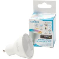 Bombilla Led GU10 con WIFI integrado 5,5W RGB DOMOS, caja 1 ud