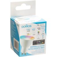 Bombilla Led GU10 con WIFI integrado 5,5W RGB DOMOS, caja 1 ud