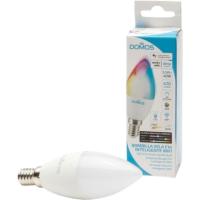 Bombilla Led E14 con WIFI integrado 5,5W RGB DOMOS, caja 1 ud