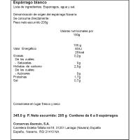Esparrago IGP 6/8 frutos ASENSIO, frasco 205 g