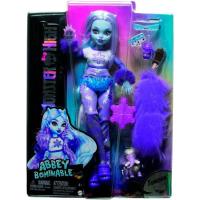 Abbey Bominable articulada con mascota y accesorios, edad rec:+4años MONSTER HIGH