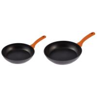 Sartén de aluminio forjado Wind, mango soft touch, Full Induction,apto para todo tipo de cocinas INOXIBAR, set Ø20 y 24 cm