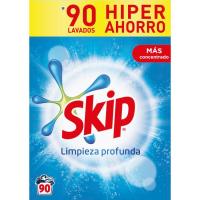 Detergente en polvo SKIP CLEAN, maleta 90 dosis
