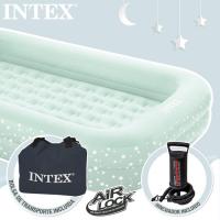 Colchón hinchable Junior, hinchador, 3-6 años, Air furniture INTEX, 107x68x25 cm