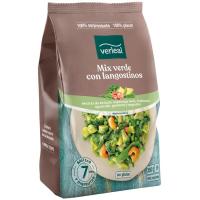 Mix verde con langostino VERLEAL, bolsa 350 g