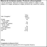 Parrillada campestre CONGELADOS DE NAVARRA, bolsa 400 g