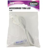 Accesorios para tira led CEGASA, pack 4 uds