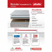 Colchón mixto 135x190 cm Bretaña Normablock 3.0 PIKOLIN