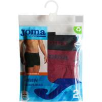Bóxer de hombre sin costuras, microfibra, marino/granate talla M JOMA, pack 2 uds