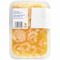 Colas de langostino con ajo y perejil EROSKI, bandeja 175 g