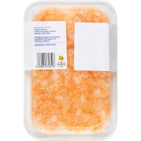 Colas de langostino natural EROSKI, bandeja 160 g