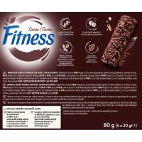 Barritas 0% azúcares proteína cacao NESTLÉ FITNESS, pack 4x20 g
