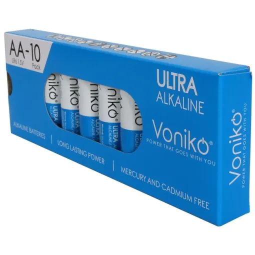 Pila ultra alcalina LR06 (AA) VONIKO, pack 10 uds