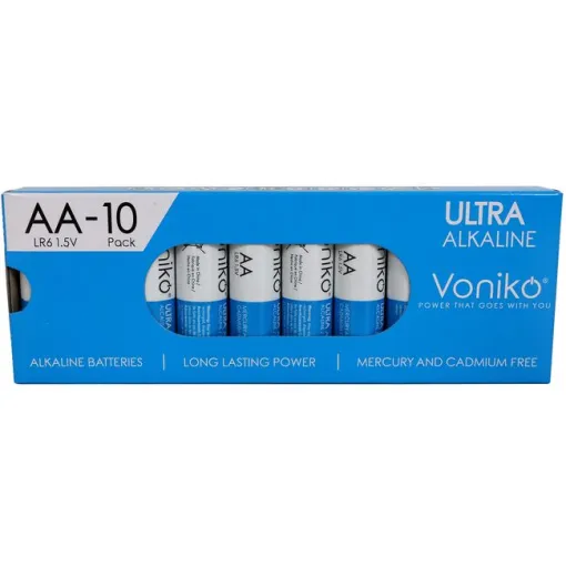 Pila ultra alcalina LR06 (AA) VONIKO, pack 10 uds