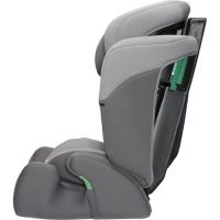 Silla auto Comfort Up i-Size gris 76-150 cm, arnés de seguridad de 5 puntos con almohadillas blandas y reposacabezas ajustable  en 7 posiciones KINDERKRAFT Homologación Europea: UN ECE R129. Sin Isofix. Sin Contramarcha.