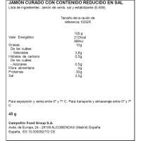 NAVIDUL urdaiazpiko ondua gatz gutxirekin, xerrak 45 g