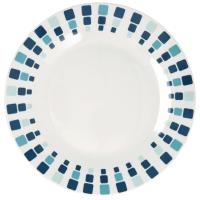 Plato llano de porcelana 23 cm Simetric QUID, 1 ud