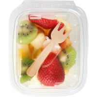 Mix de piña, kiwi y fresa EROSKI, tarrina 225 g
