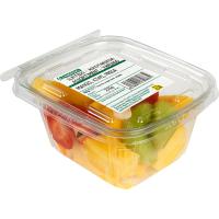 Mix de mango, kiwi y fresa EROSKI, tarrina 225 g
