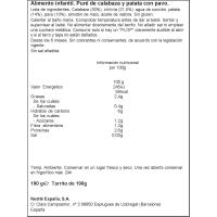 Tarrito de verduritas con pavo NESTLÉ, tarro 190 g