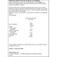 Tarrito de verduras con pescado NESTLÉ, tarro 190 g