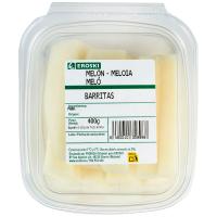 Barritas de melón EROSKI, tarrina 400 g