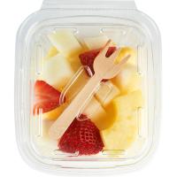 Melón-piña-fresa EROSKI, tarrina 225 g