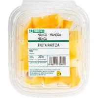 Mango en trozos EROSKI, tarrina 225 g